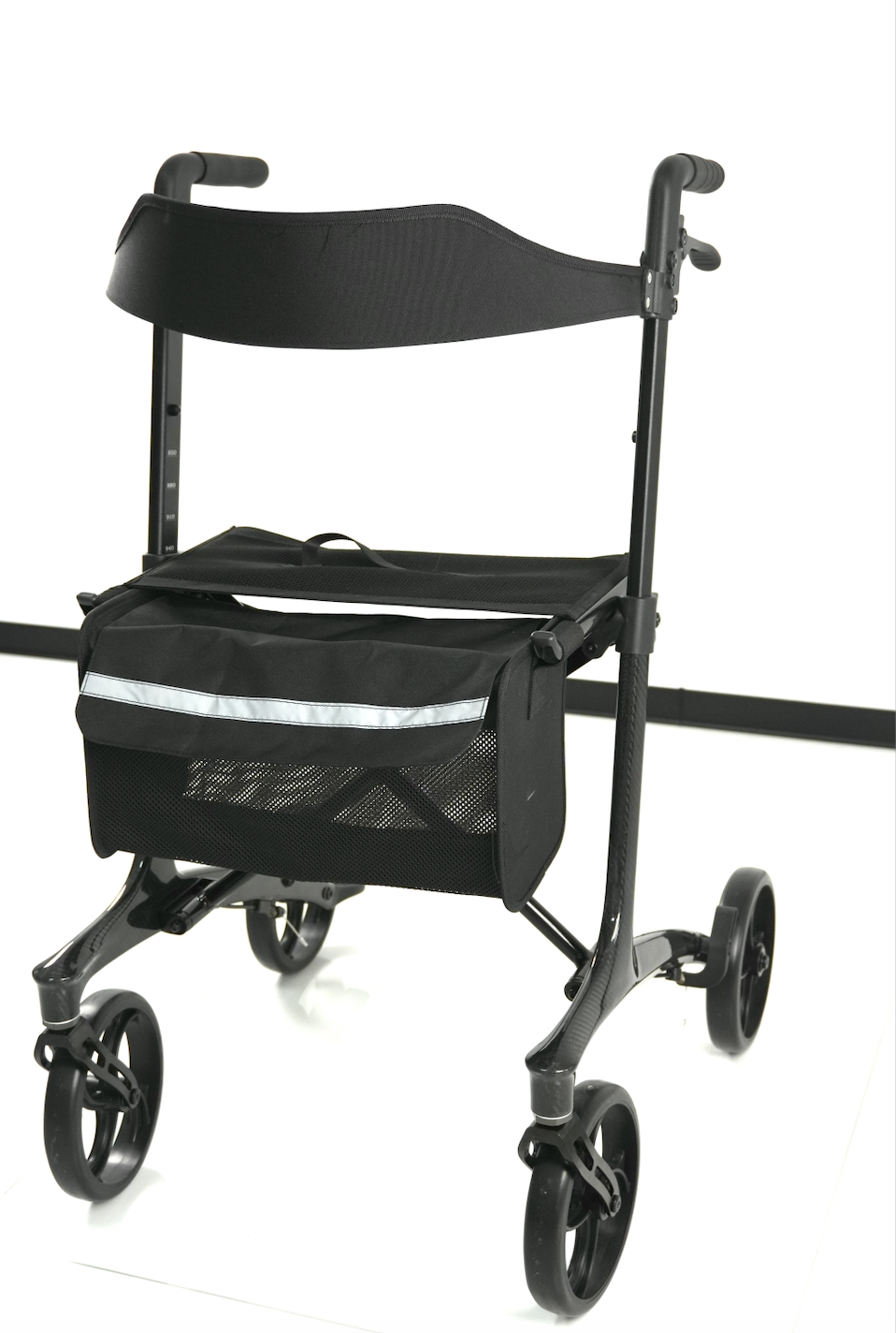 Reizberg 1901 Ultra-Light Carbon Fiber Rollator Walker | Only 5.5kg