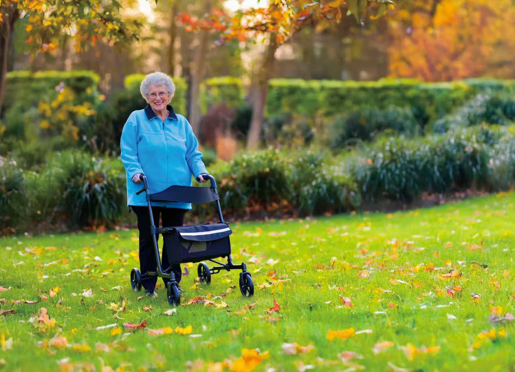 Reizberg 1901 Ultra-Light Carbon Fiber Rollator Walker | Only 5.5kg